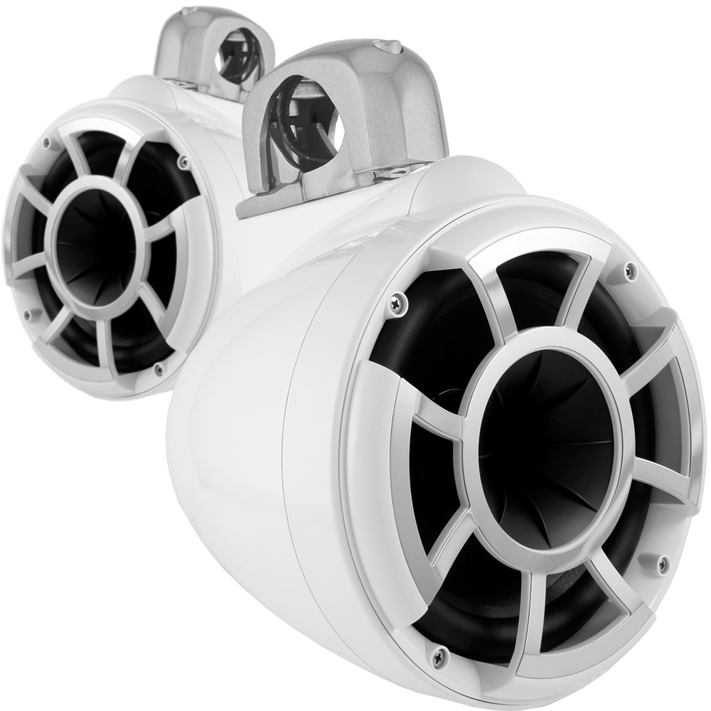 Wet Sounds REV 8 Fixed Clamp White Pair