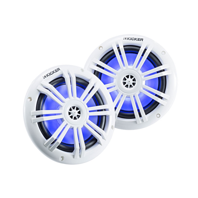 Kicker KM604 selected as best marine speaker for use without an amplifier