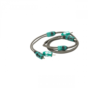 Kicker KMI1 Marine Series 2-Ch RCA Interconnect, 1.0M