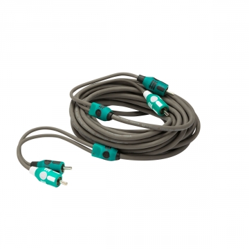 Kicker KMI10 Marine Series 2-Ch RCA Interconnect, 10.0M