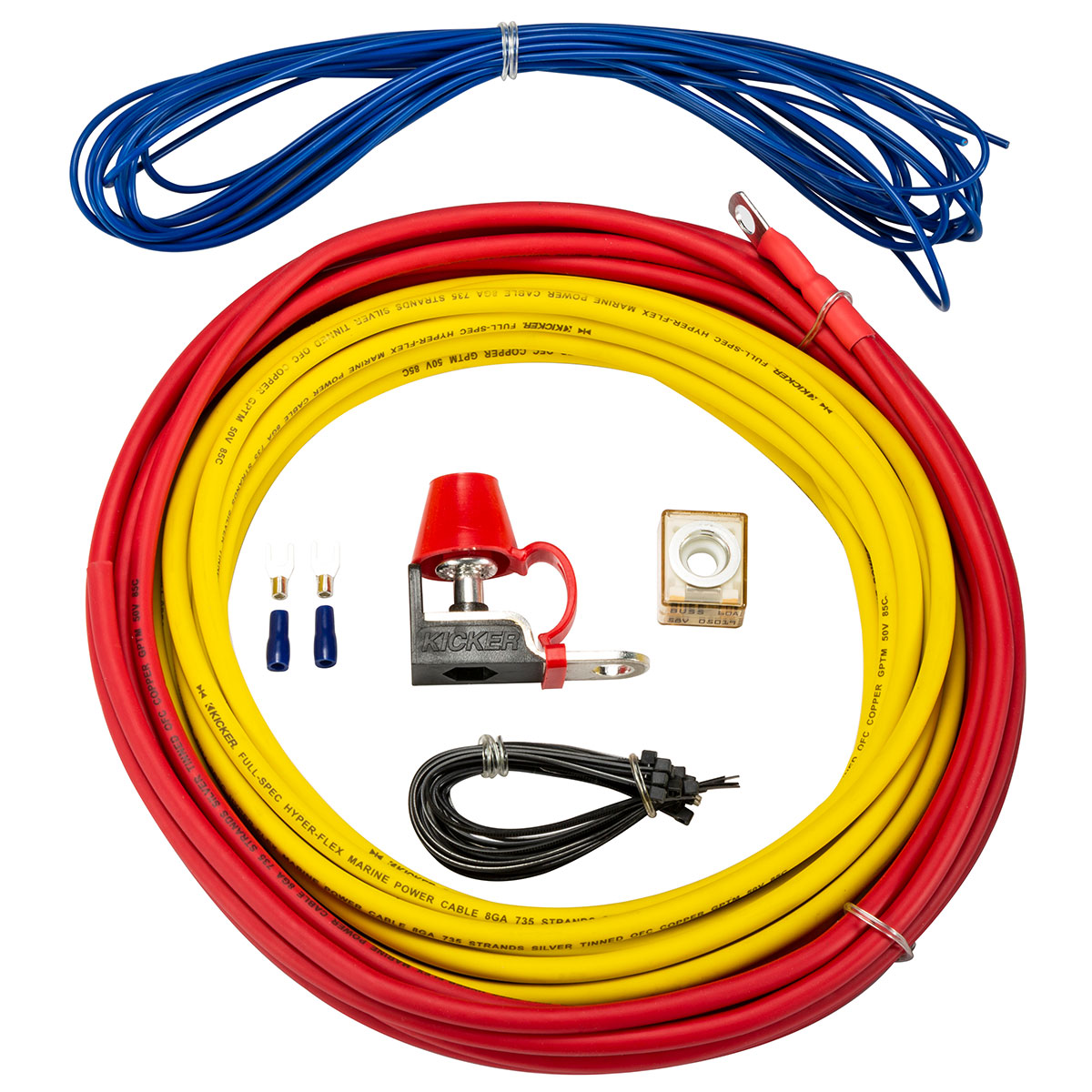 Kicker KMPK8 Marine 8Awg Amp Power Kit
