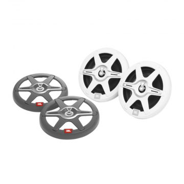 JBL Club Series 8" Marine Speakers White & Gray Grills with RGB Lights