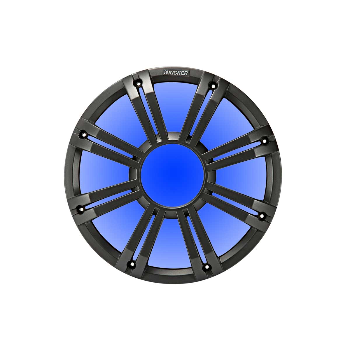 Charcoal Kicker 10"  Subwoofer Grille for KM10 & KMF10 with LEDs