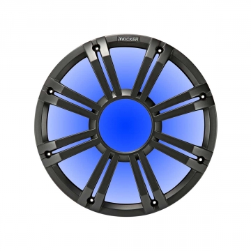 Charcoal Kicker 12"  Subwoofer Grille for KM12 & KMF12 with LEDs