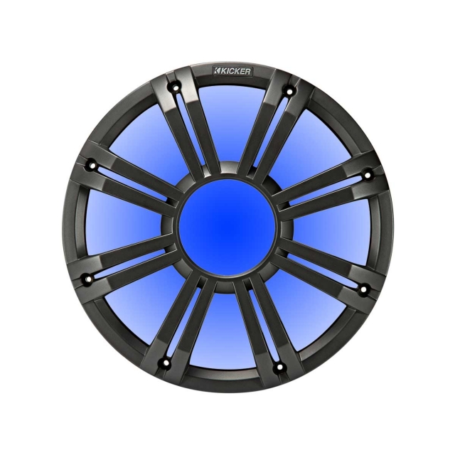 Charcoal Kicker 12"  Subwoofer Grille for KM12 & KMF12 with LEDs