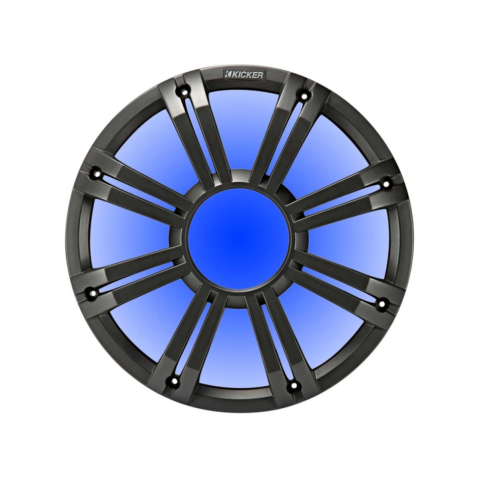 Charcoal Kicker 12"  Subwoofer Grille for KM12 & KMF12 with LEDs