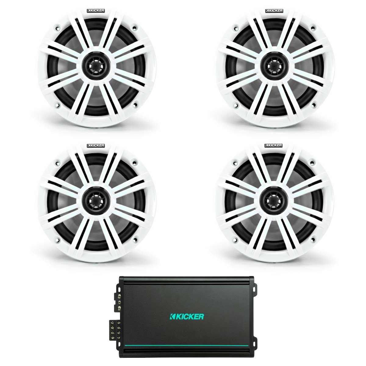 Kicker Sub And Amp Combo