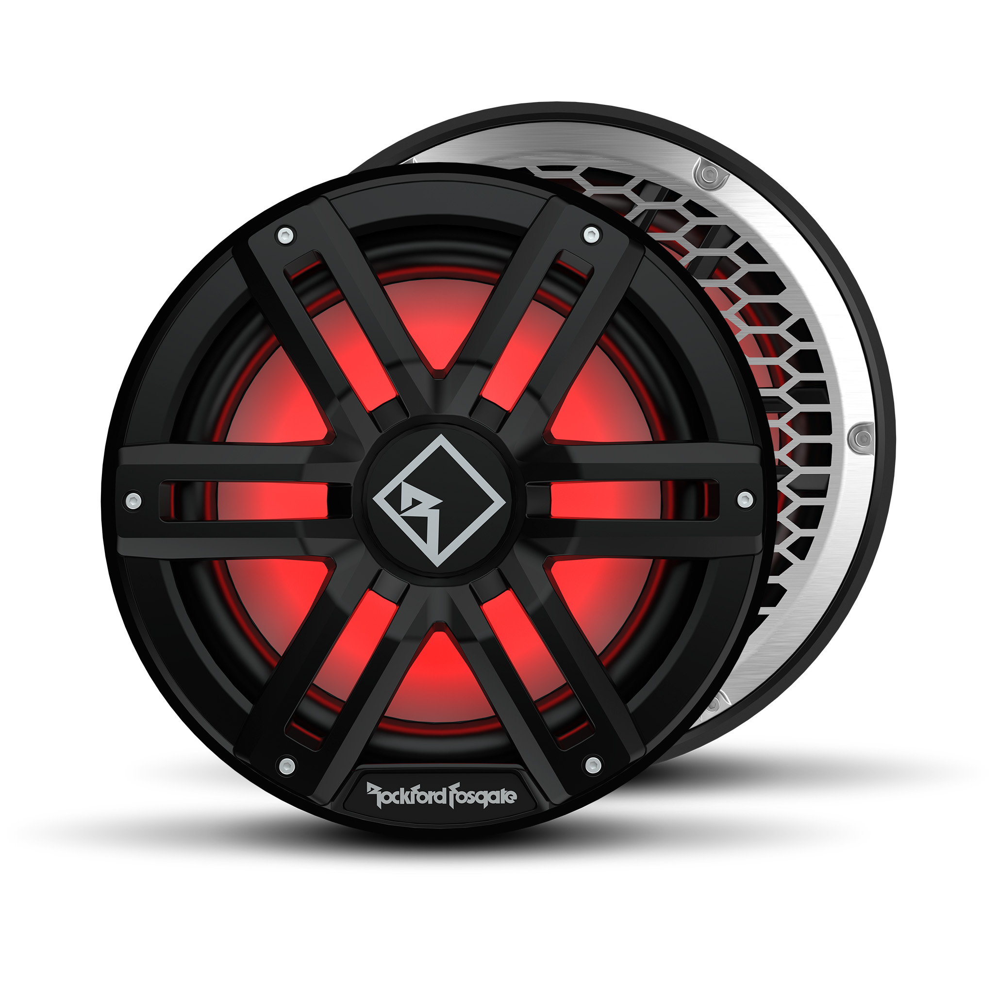 Rockford Fosgate M2 12 Inch Marine Subwoofer 4 Ohm DVC Black