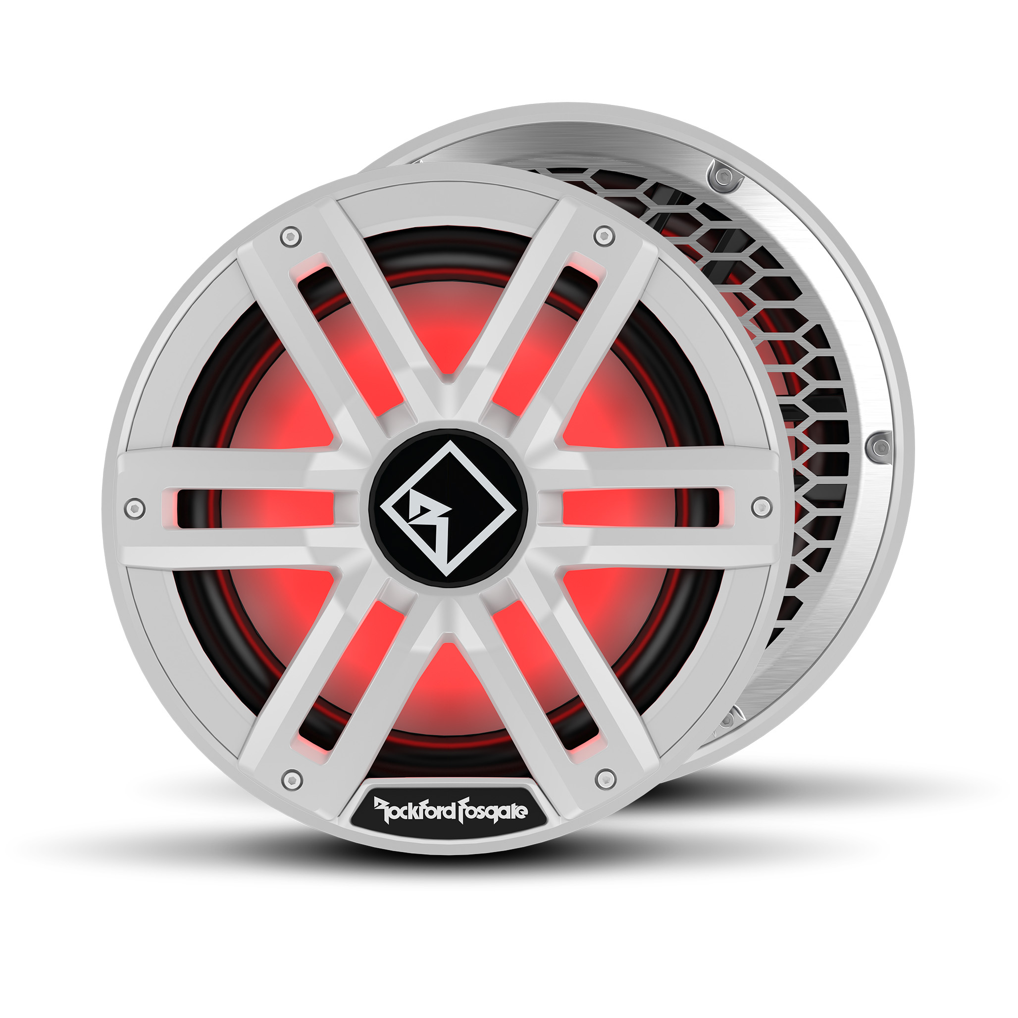 Rockford Fosgate M2 12 Inch Marine Subwoofer 4 Ohm DVC White