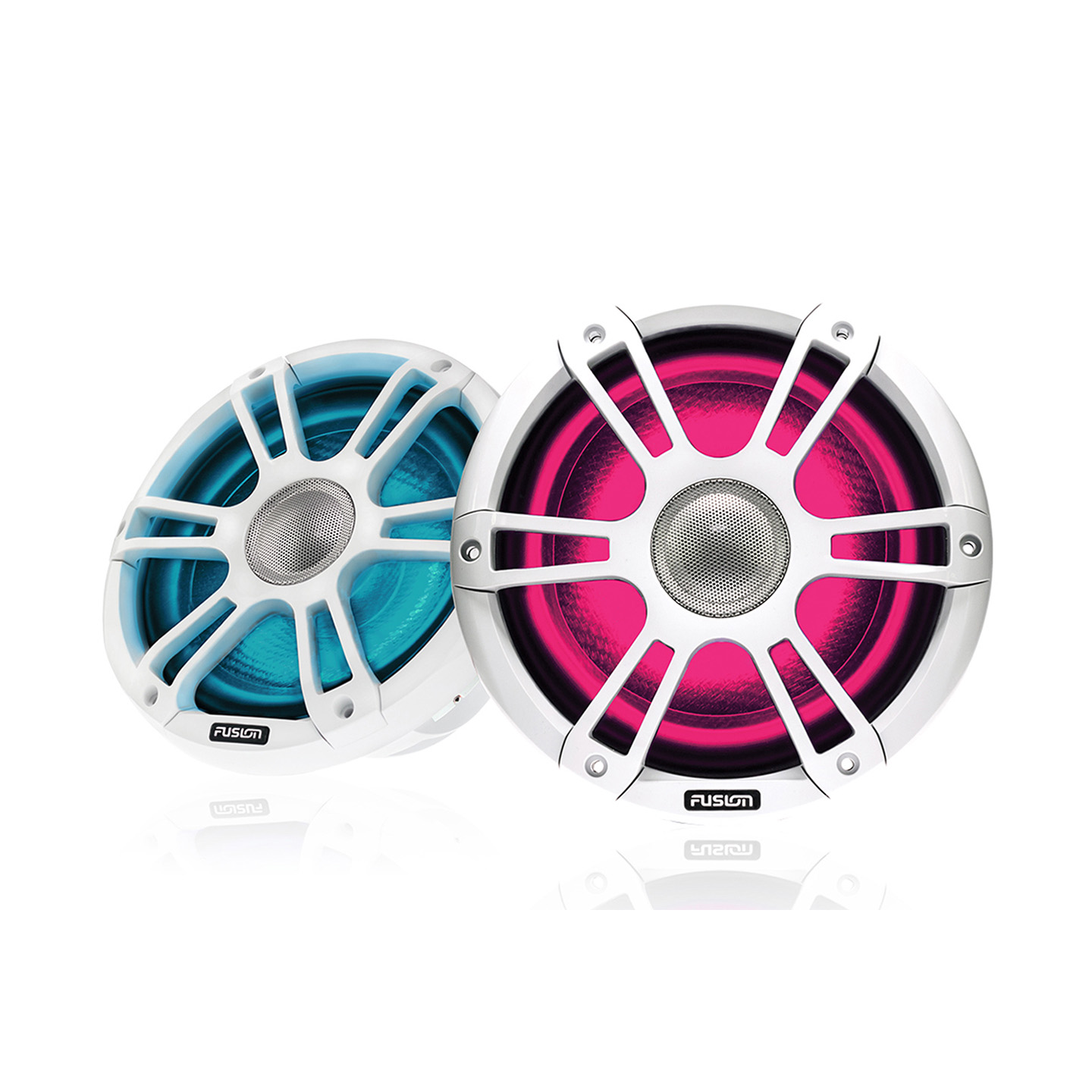Fusion Signature Series 3i 7.7" Marine Speakers with White Sports