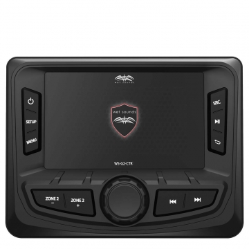 Wet Sounds WS-G2-CTR Wired Transom Remote with Display for WS-MC-20