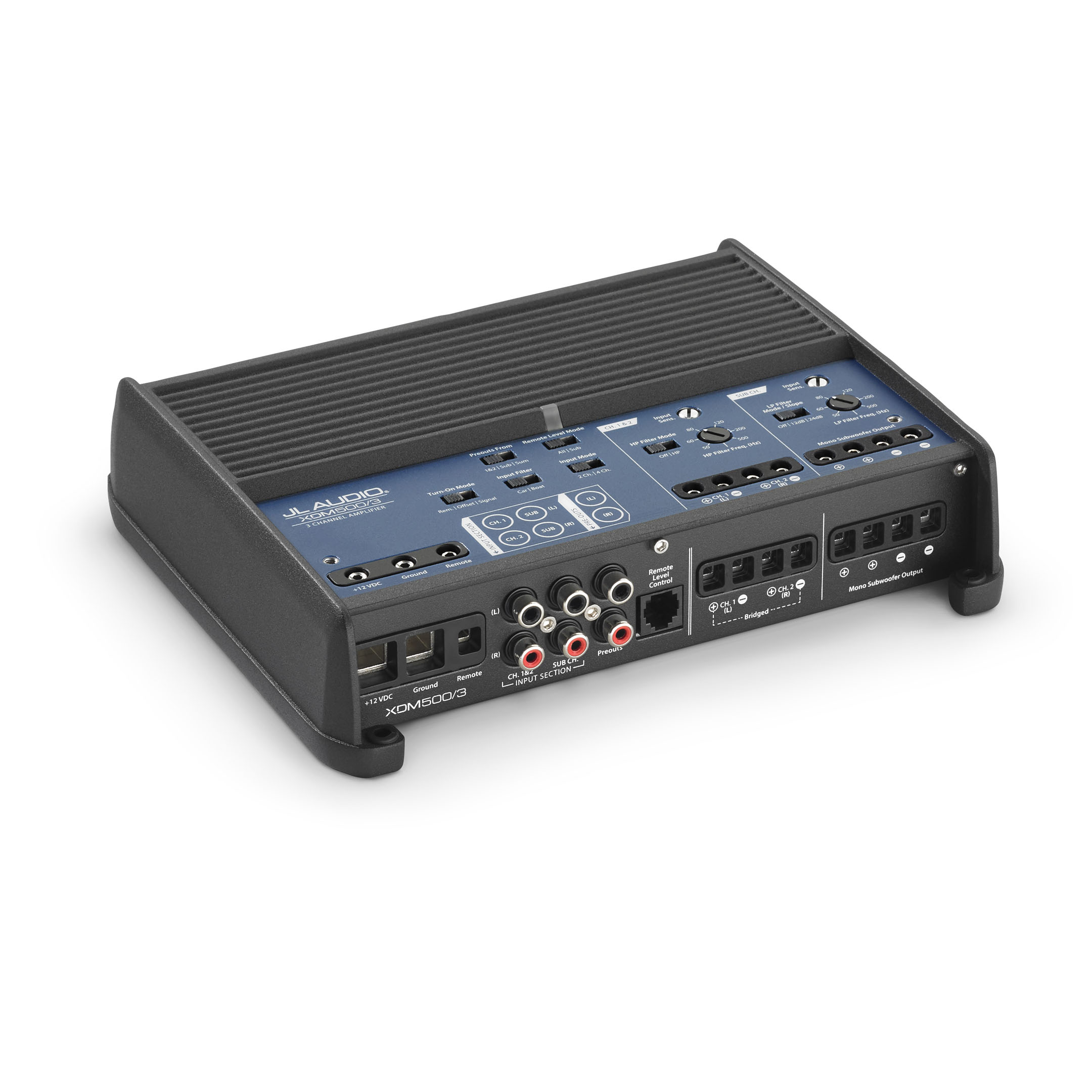 JL Audio XDM500/3 500 Watt 3 Channel Marine Amplifier - Marine Stereo