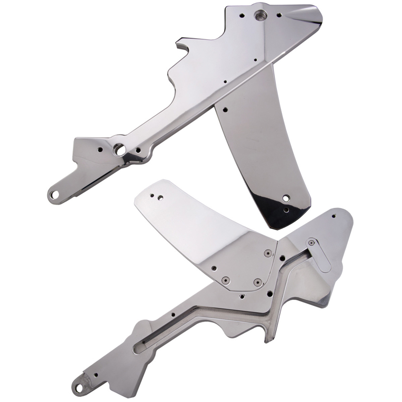 Wet Sounds 1pr of  (polished)  Malibu G3 Tower Side Mounts for 2pr of tower speakers w/ Z5 Adapters