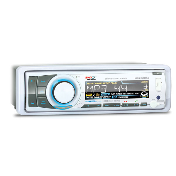 Boss Marine Bluetooth DIN Head Unit with CD Marine Stereo