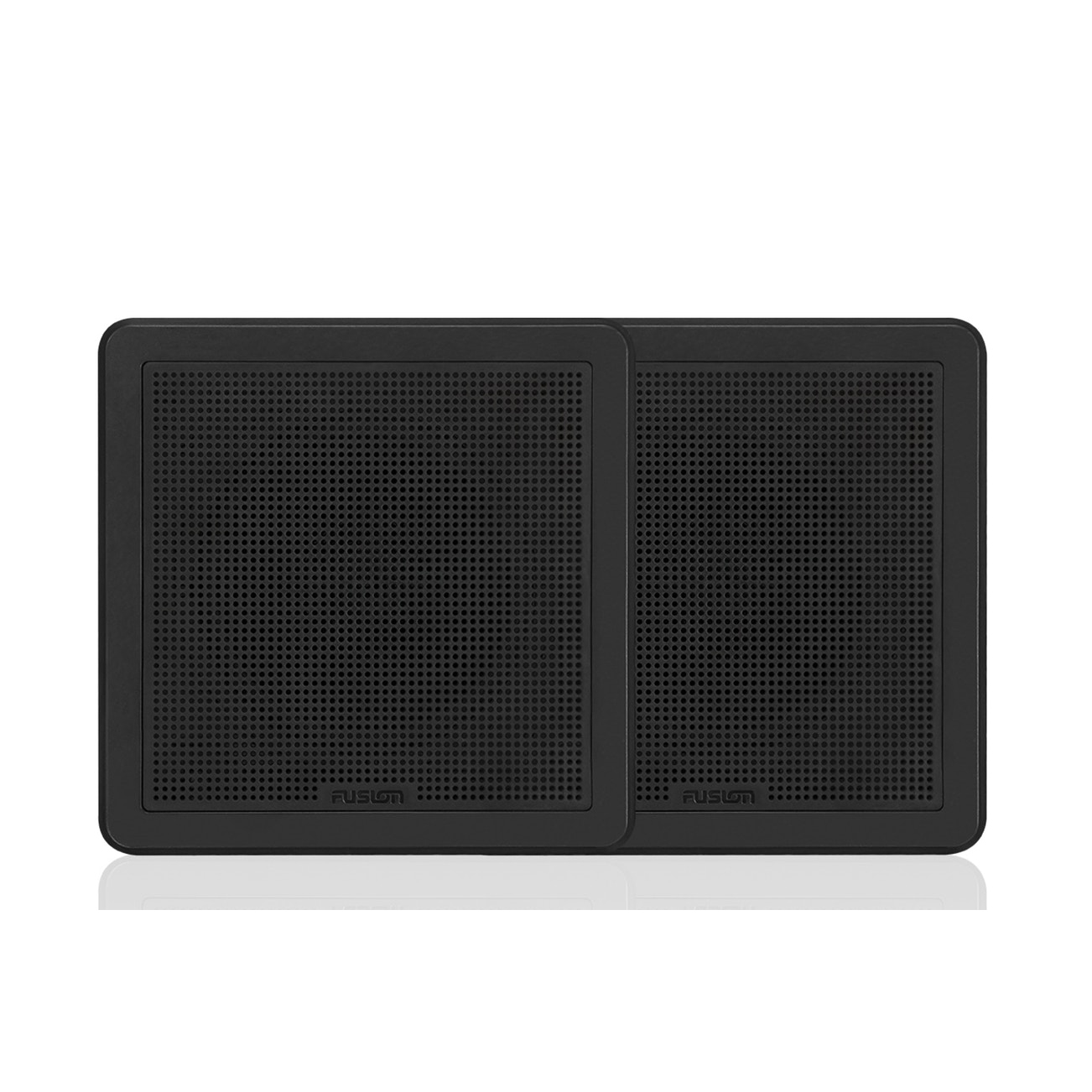 Fusion FM-F65RW FM Series Flush Mount Marine Speakers 6.5" Square Black Grille