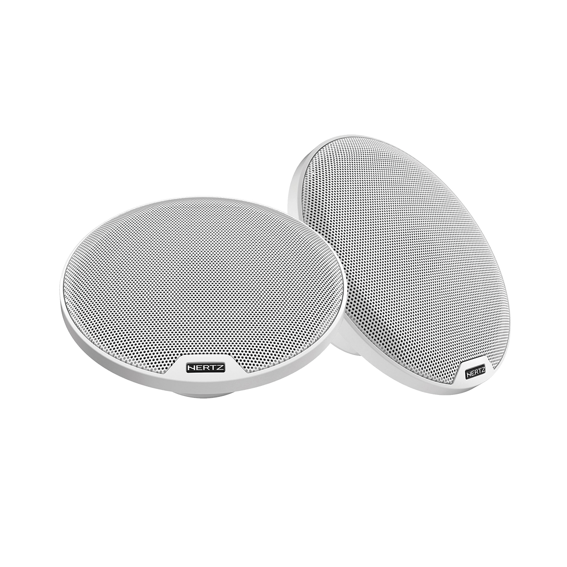 Hertz HEX 6.5CW 6.5" Marine Speakers White Classic Grille Marine Stereo