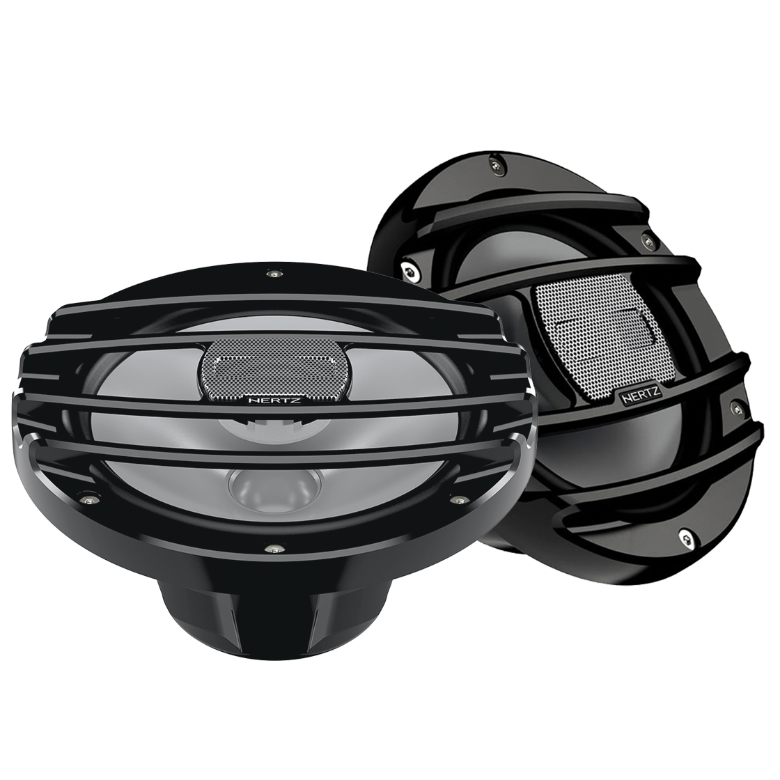 Hertz HMX 8 S 8" Marine Speakers With Grilles Marine Stereo