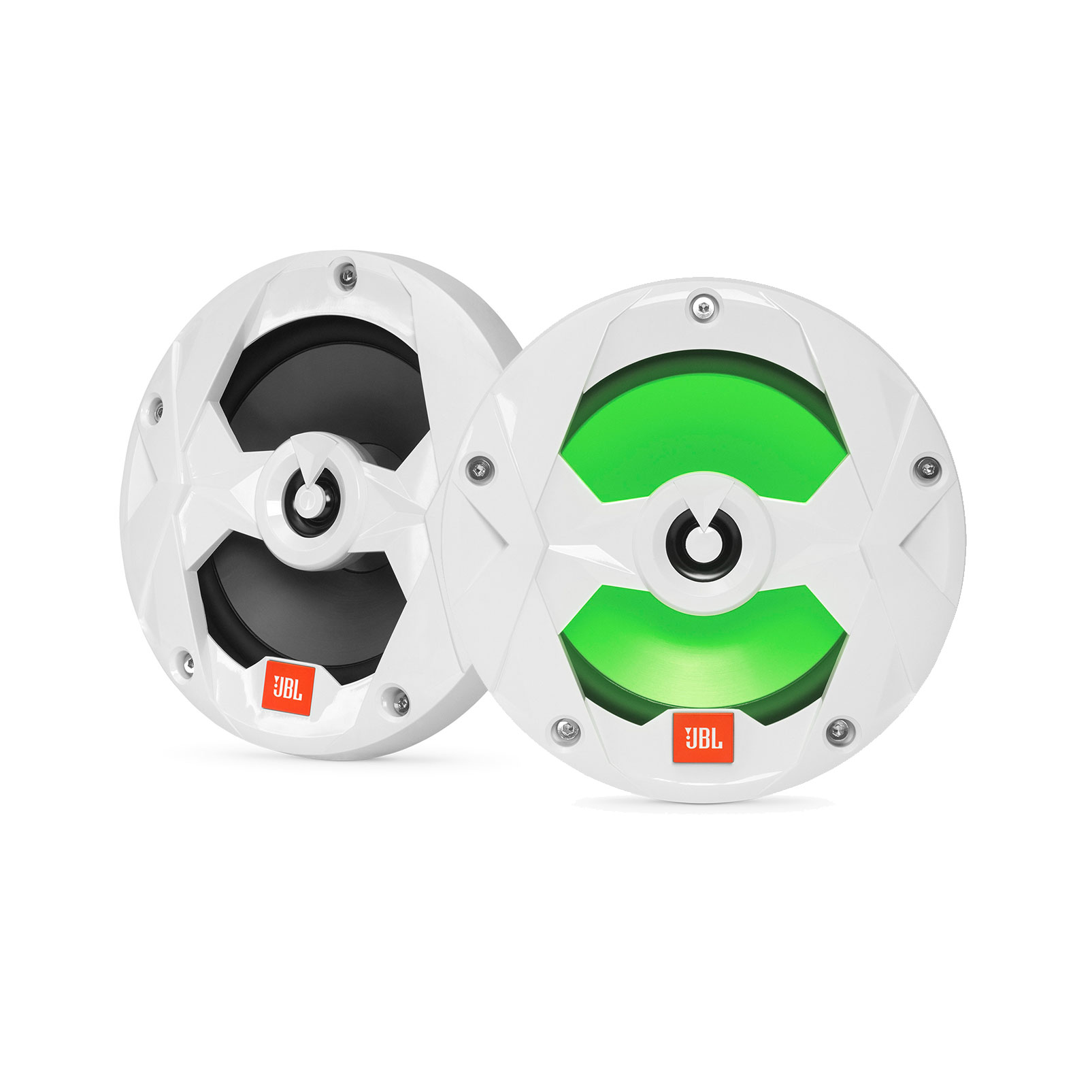 JBL Club Series 6.5" Marine Speakers White with RGB LEDs Marine Stereo