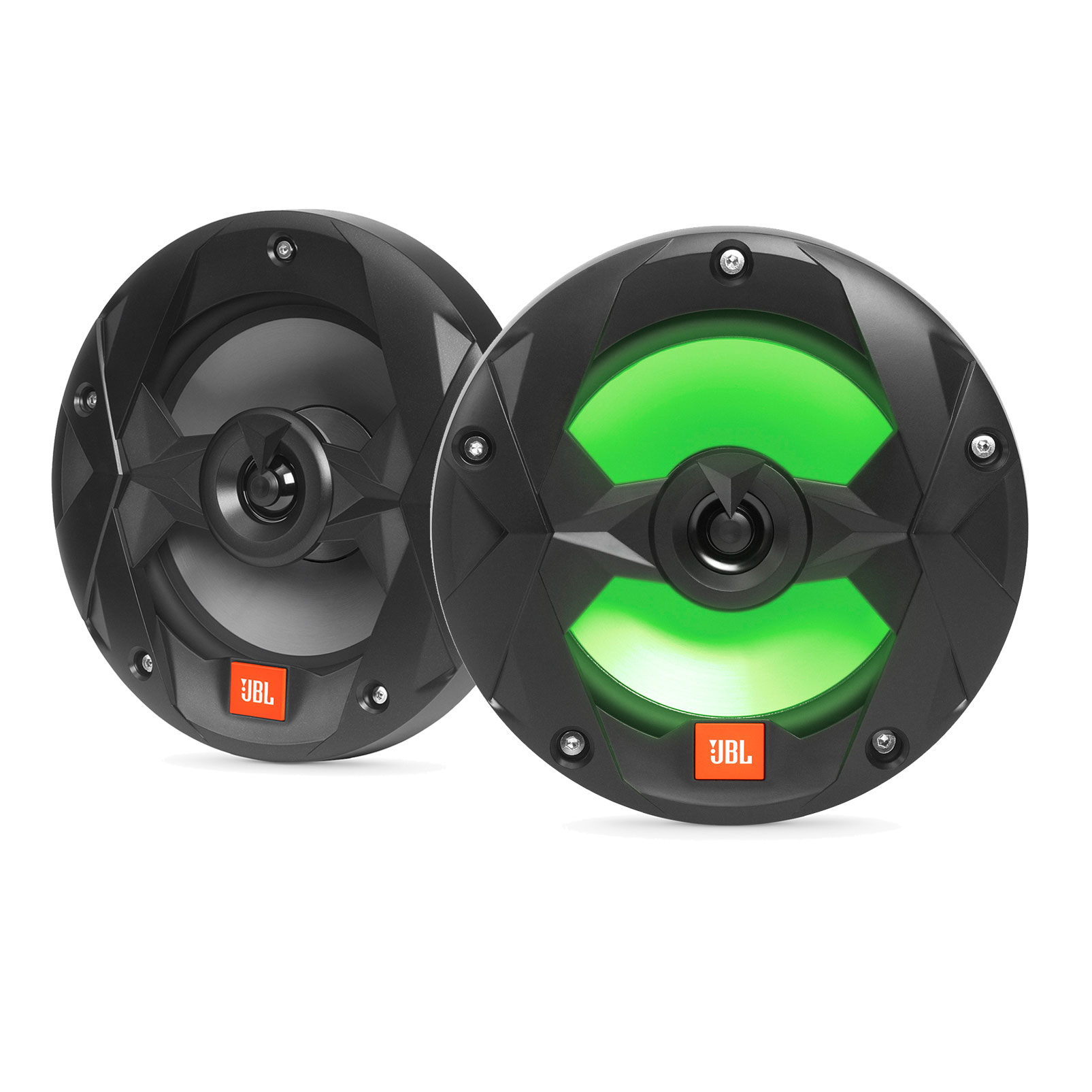 JBL MS8LB Club Series 8" Marine Speakers Black w/ RGB LEDs Marine Stereo