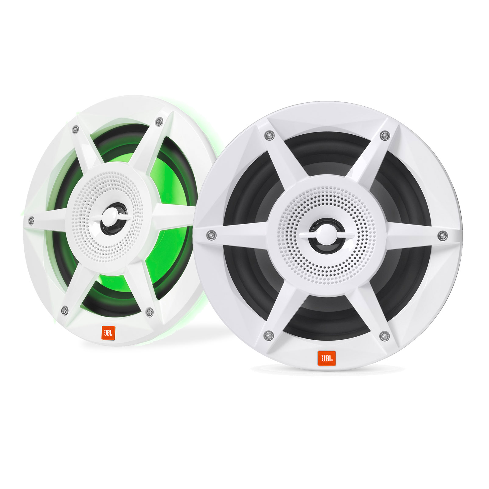 JBL Stadium 6.5" Marine Speakers White with RGB LEDs Marine Stereo