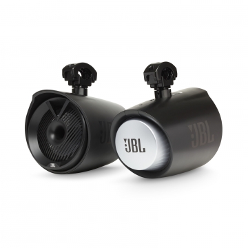 JBL MT8HLB 8" Horn Tweeter Tower Speakers Black Pair