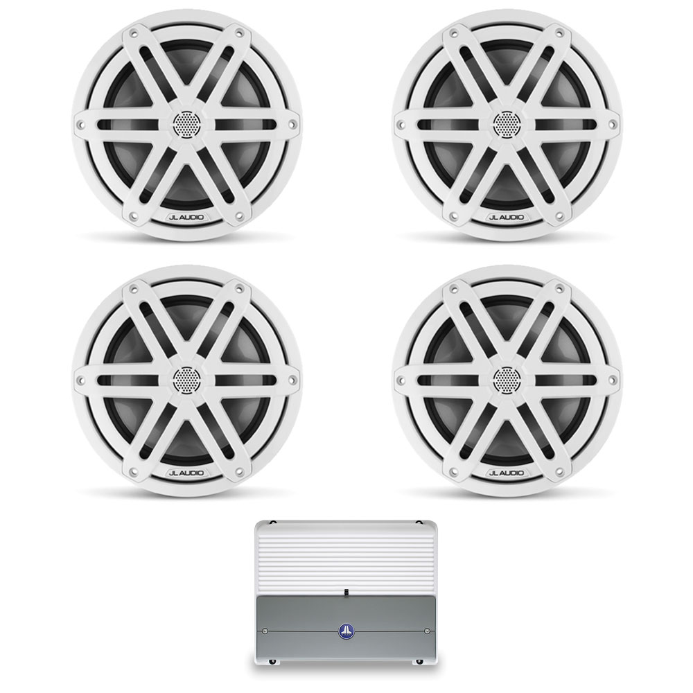 JL Audio M3 7.7" 4 Speaker Stereo Package Marine Stereo