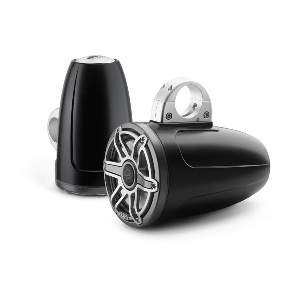 JL Audio M6-770ETXv3-Sb-S-GmTi 7.7" Marine Speakers Satin Black Sport Gunmetal Grilles