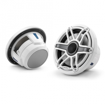 JL Audio M6 7.7" Marine Speakers - Sport White Grilles