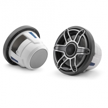 JL Audio M6-880X-S-GmTi 8.8" Marine Speakers Sport Gunmetal Grilles