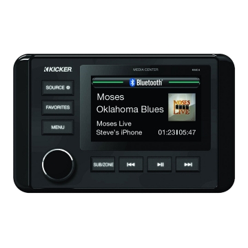 Kicker KMC4 Marine Digital Media Receiver with Bluetooth