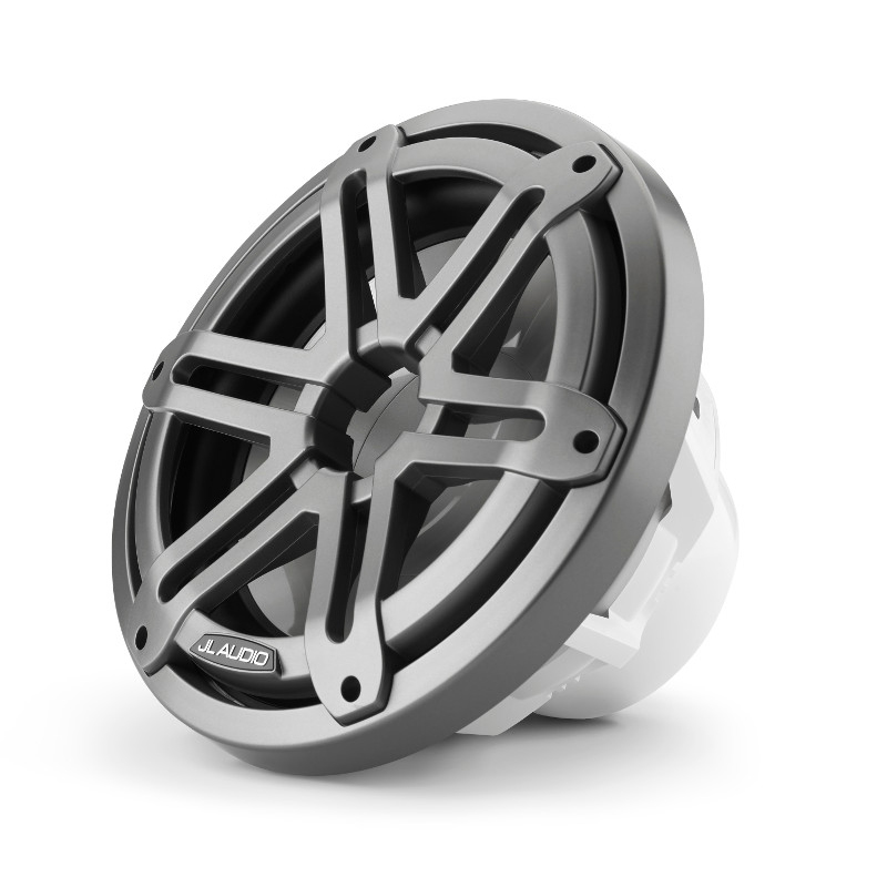 JL Audio M3 10 Inch Subwoofer for Infinite Baffle Gunmetal Sport Grille