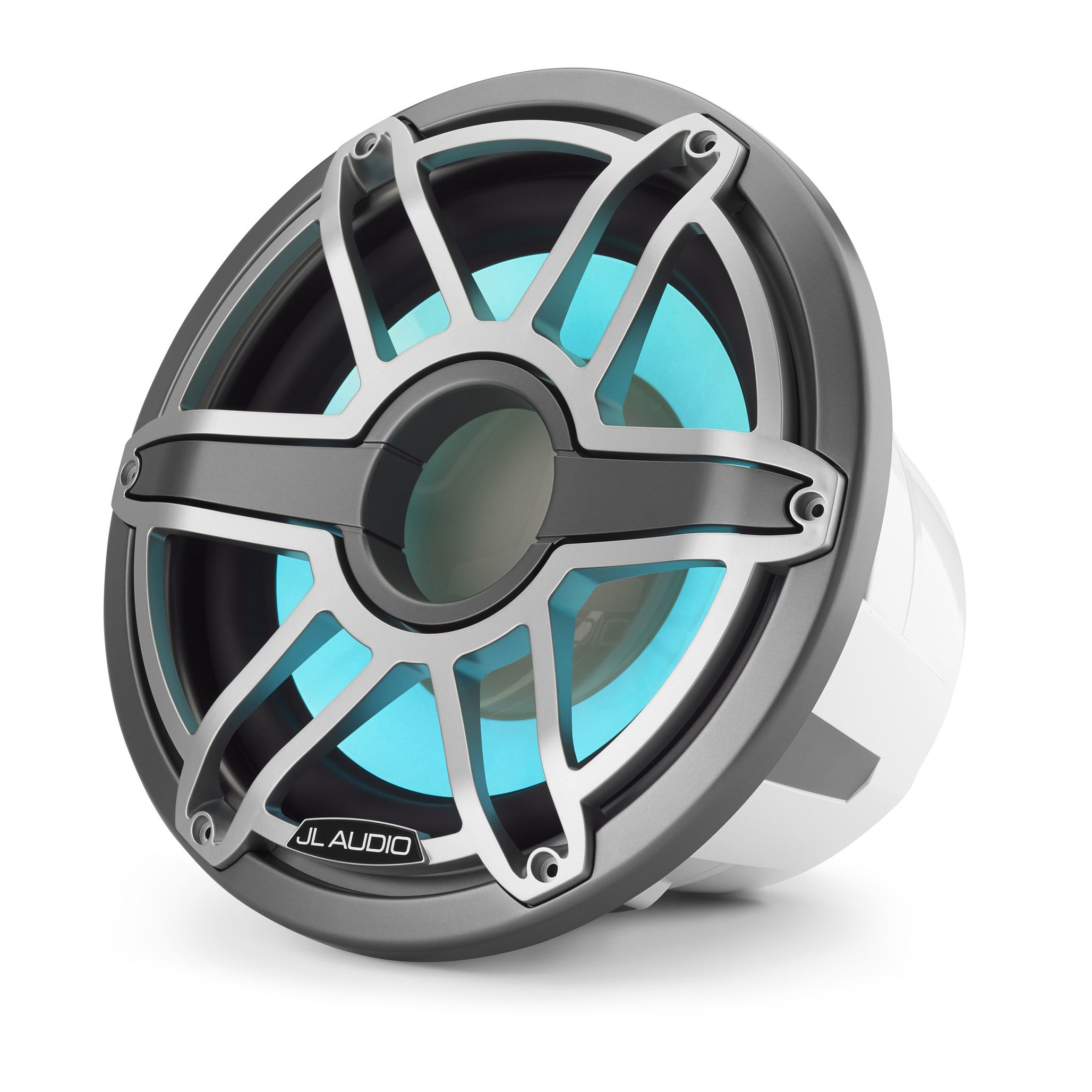 JL Audio M7-12IB-S-GmTi-i-4 M7 12" Marine Subwoofer Titanium Sport Grille w/ RGB LEDs