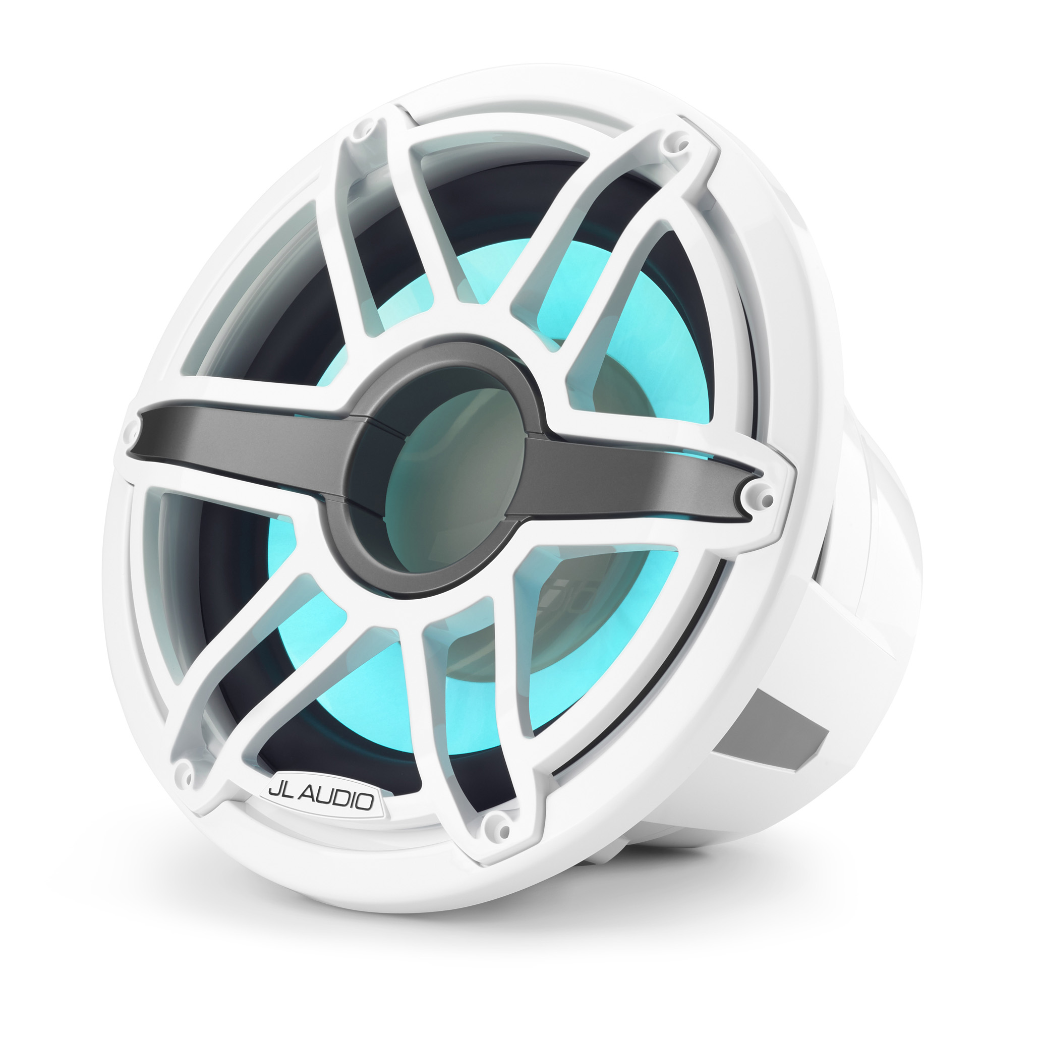 JL Audio M7-12IB-S-GwGw-i-4 M7 12" Marine Subwoofer White Sport Grille w/ RGB LEDs