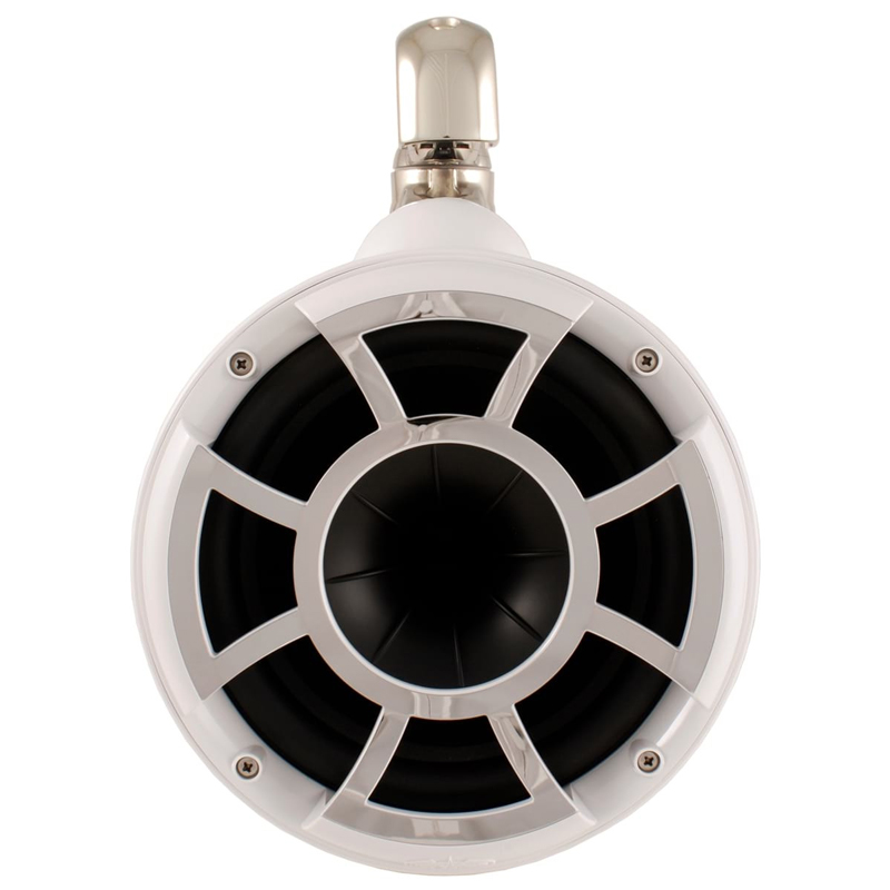 Wet Sounds REV 10 Swivel Clamp Tower Speakers with Wet Sounds LEDKITREV10-RGB RGB LED Speaker Rings - Black 141［並行輸入］