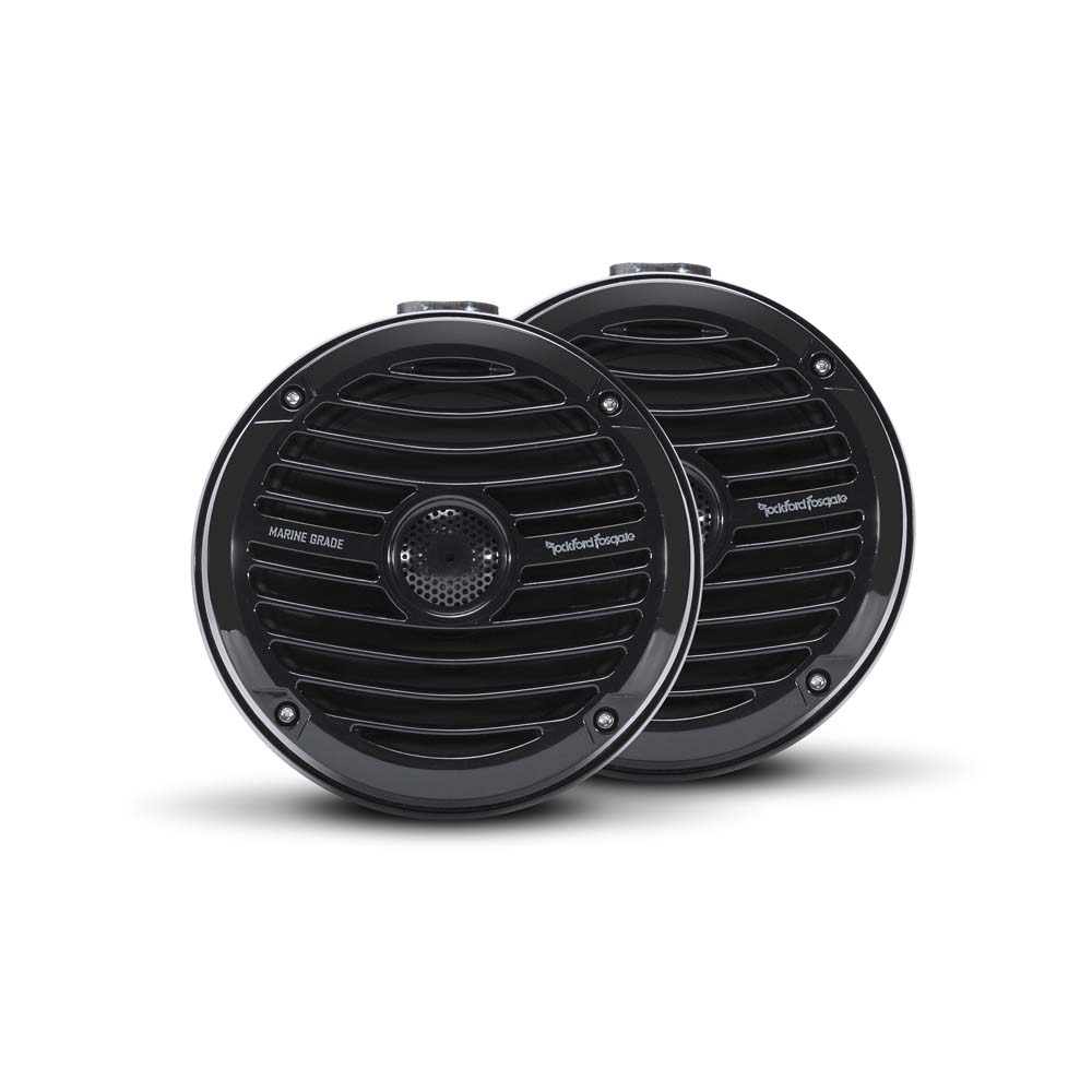 Rockford Fosgate RM1652W-MB Prime Marine 6.5" Mini Wake Tower Speakers Black Pair