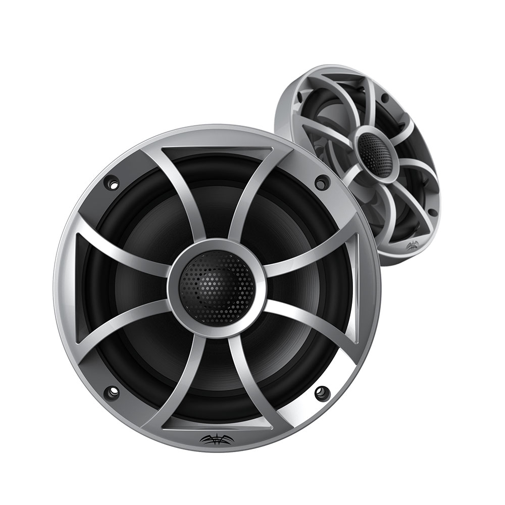 Wet Sounds RECON 6.5" Marine Speakers - Silver XS Grilles