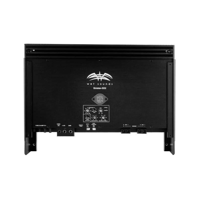Wet Sounds Sinister-SDX2 Sinister Series 1240 Watt 2 Ch. Amp