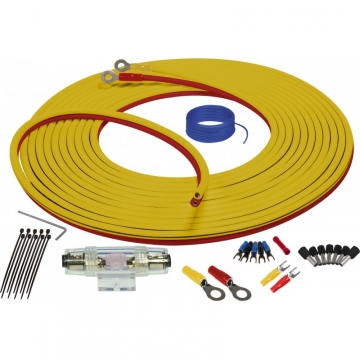 Stinger 4ga Marine Amp Power Kit - 3M Power/Ground Wire Marine Grade
