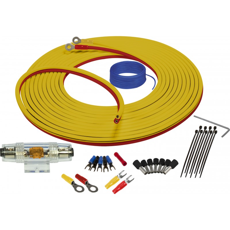 Stinger 8ga Marine Amp Power Kit - 3M Power/Ground Wire Marine Grade