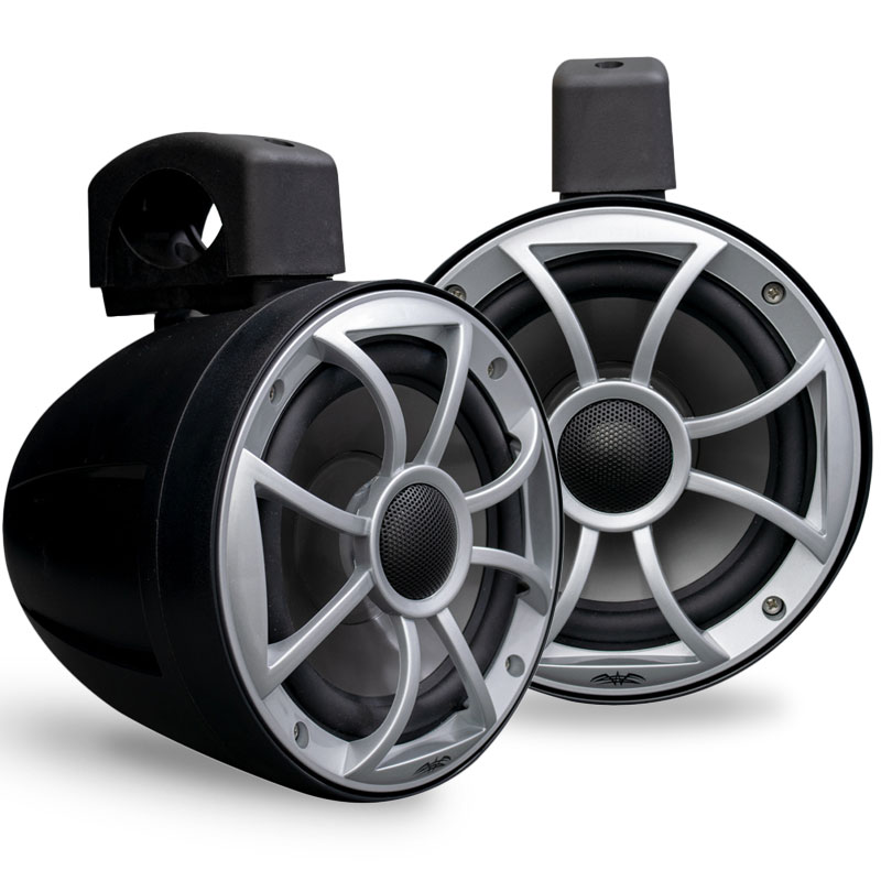 Wet Sounds 6.5" Recon Pods Tower Speakers Pair Black
