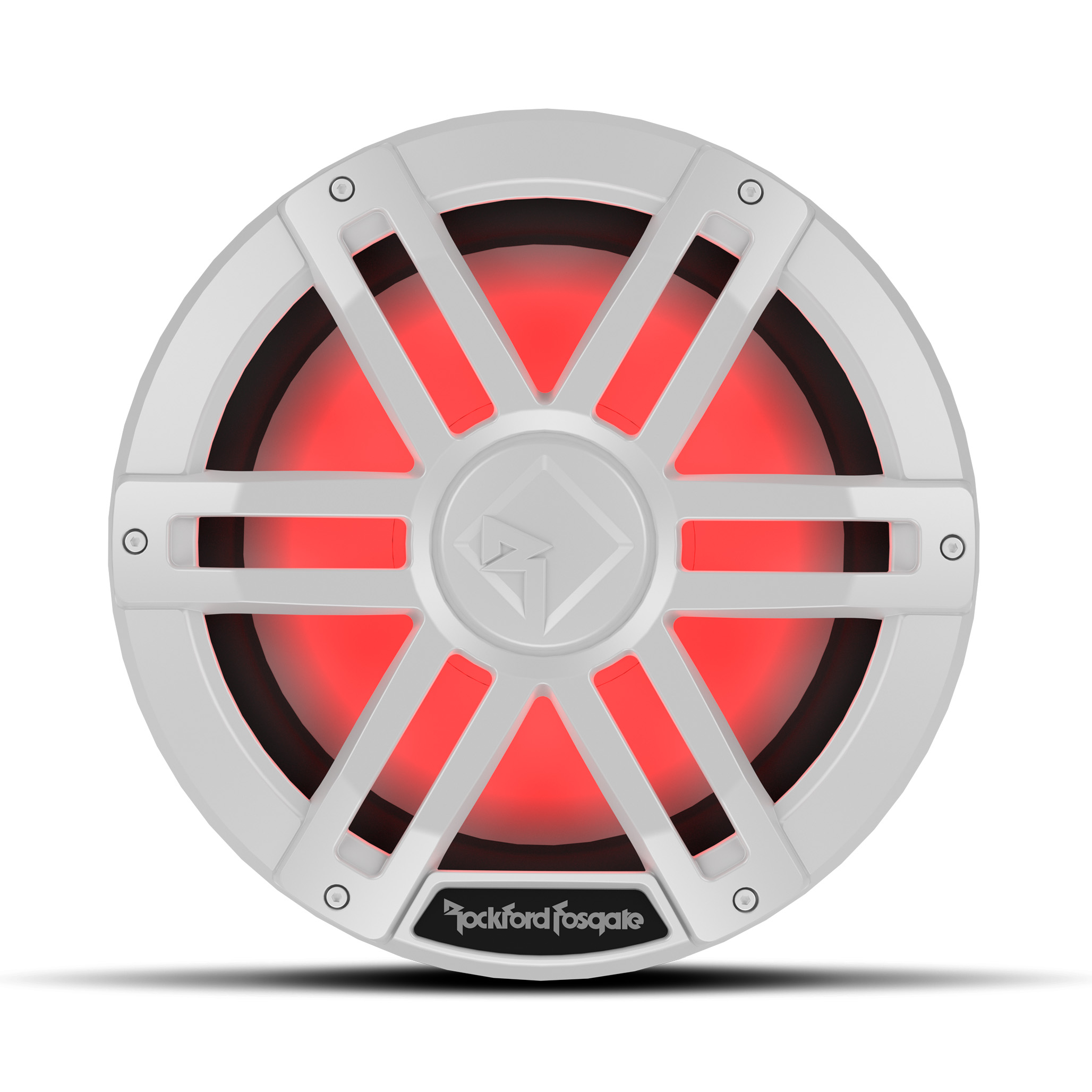 Rockford Fosgate M1 12" Marine Subwoofer w/ RGB LEDs 4 Ohm DVC White