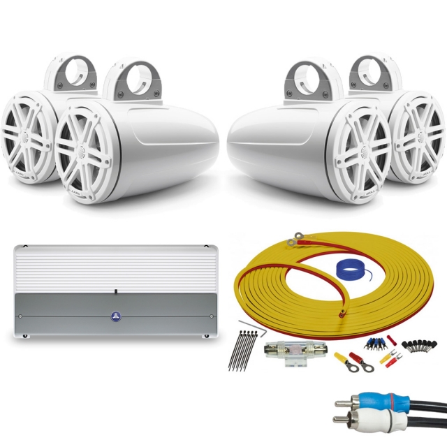 JL Audio M3 7.7" 4 Tower Speaker Package