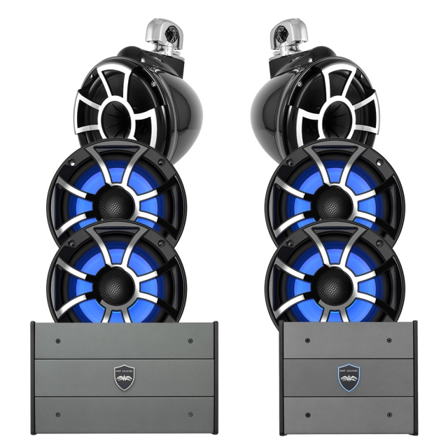 Wet Sounds REVO 6 XSB-SS Black 4 
